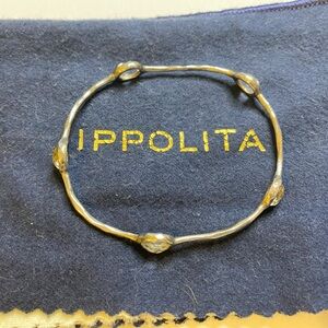 Ippolita 5-stone Silver Bangle